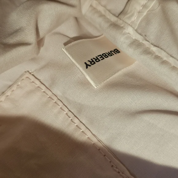 Burberry Pink Embroidered Canvas Cosmetic Pouch - Picture 6 of 9